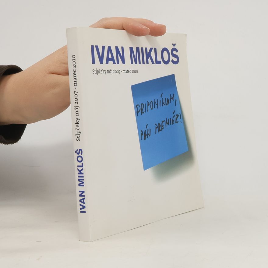 Ivan Mikloš Pripomínam, pán premiér!