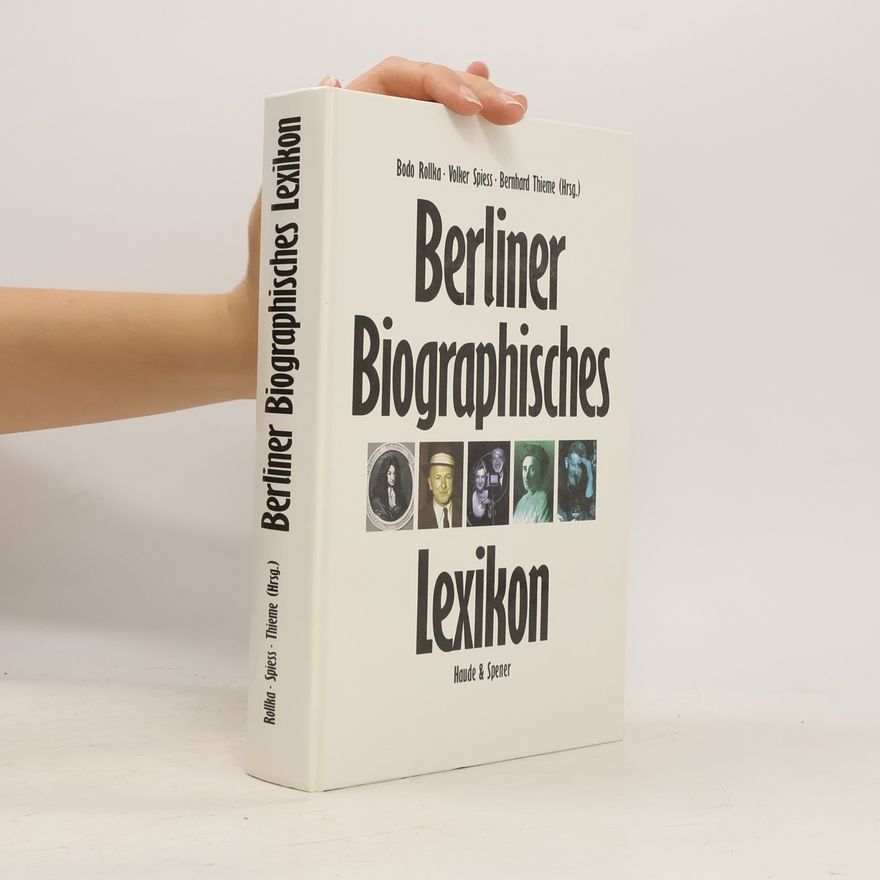 Volker Spiess Berliner Biographisches Lexikon