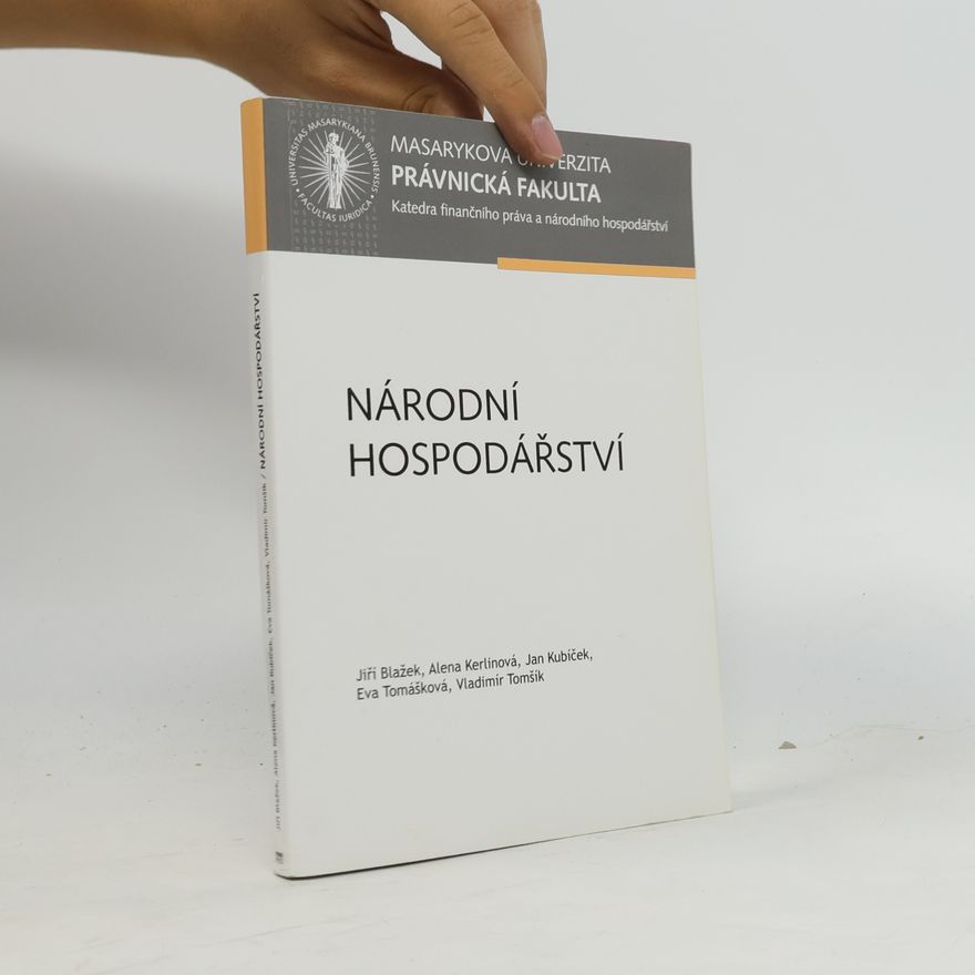 Alena Kerlinová Národní hospodářství