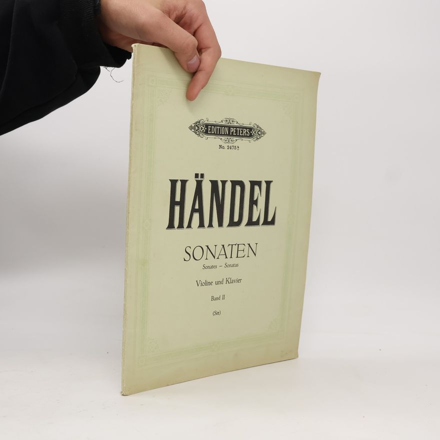 Georg Friedrich Händel Händel Sonaten I. Violine und Klavier