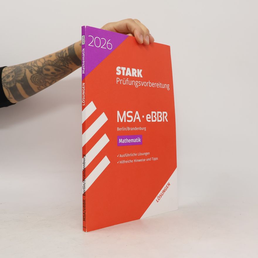 Autorenkollektiv STARK Lösungen zu Mathematik - MSA/eBBR 2026 Berlin/Brandenburg - Prüfungsvorbereitung (Abschlussprüfungen)