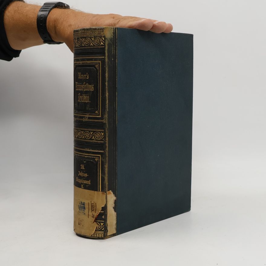 Various authors Meyers Konversations-Lexikon 18. Jahres-Supplement II.
