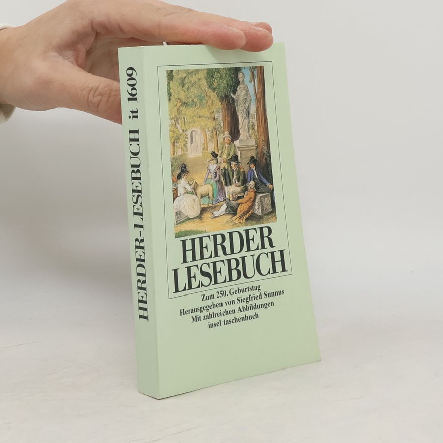 Johann Gottfried Herder Herder-Lesebuch