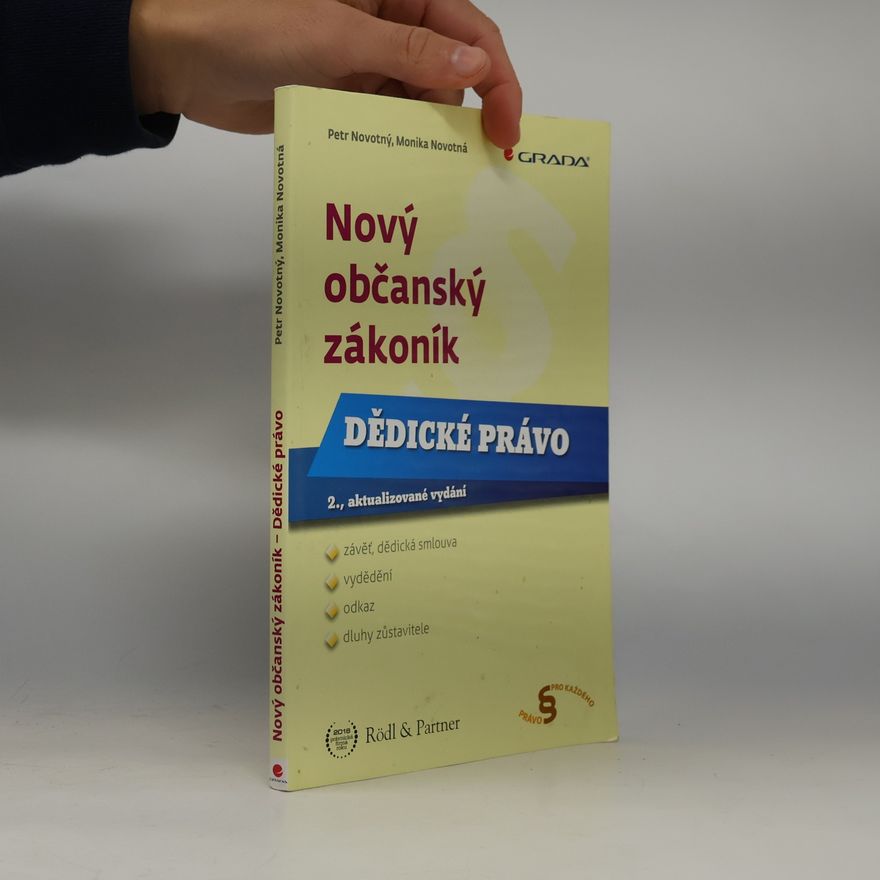 Monika Novotná Nový občanský zákoník - Dědické právo