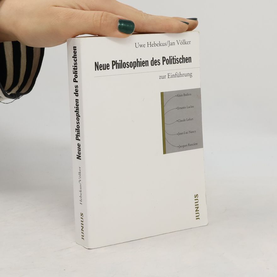 Jan Völker Neue Philosophie des Politischen zur Einführung