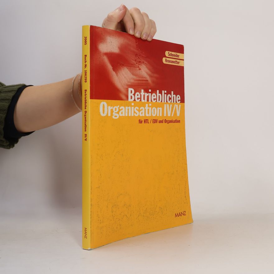Kronawetter Betriebliche Organisation IV/V