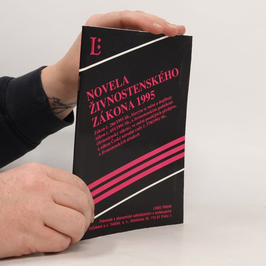 Kolektív autorov Novela živnostenského zákona 1995
