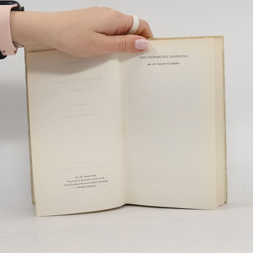Friedrich Schiller Schiller Gesammelte Werke 4