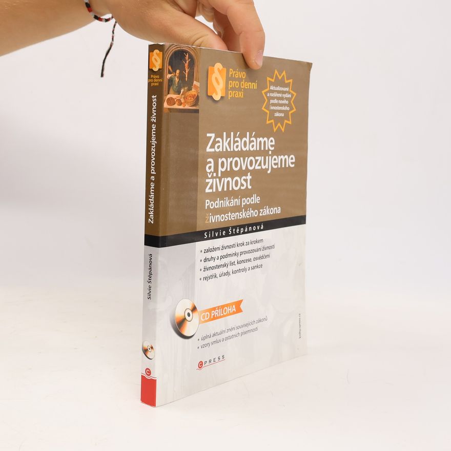 Silvie Štěpánová Zakládáme a provozujeme živnost