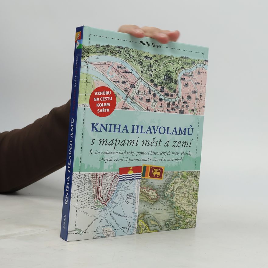 Philip Kiefer Kniha hlavolamů s mapami měst a zemí