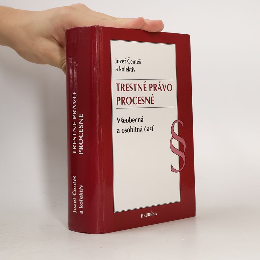 Collectif d'auteurs Trestné právo procesné