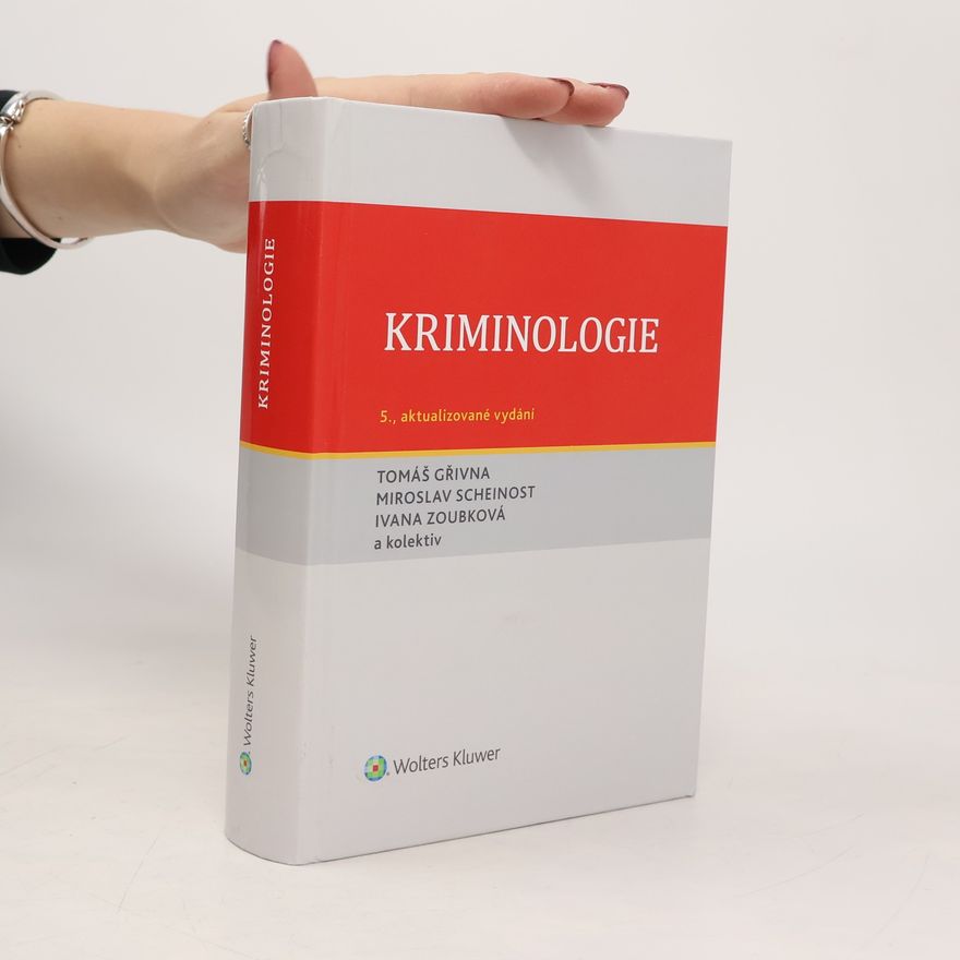 Miroslav Scheinost Kriminologie