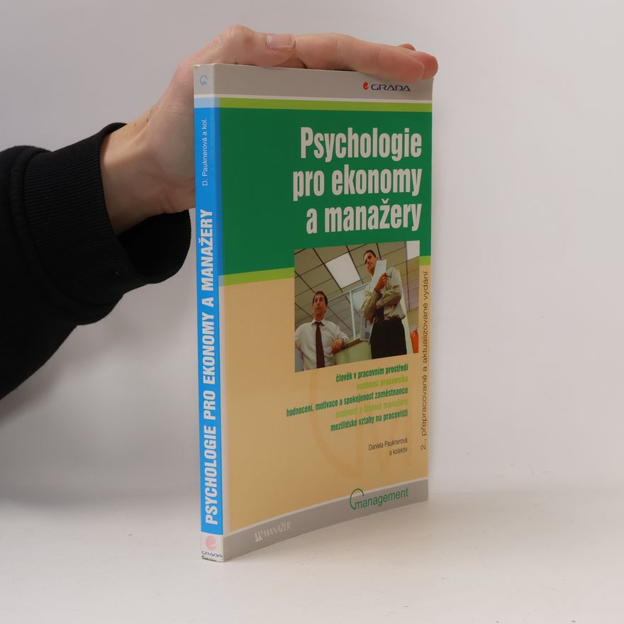 Daniela Pauknerová Psychologie pro ekonomy a manažery