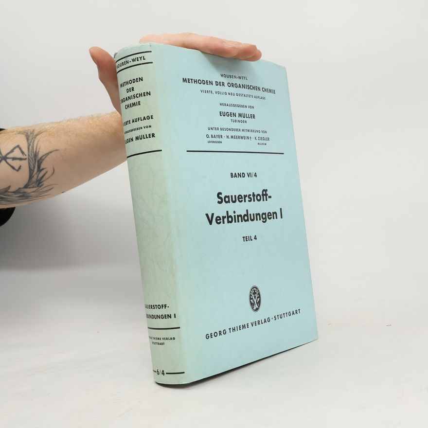 Kolektiv autorů Sauerstoff-Verbindungen I