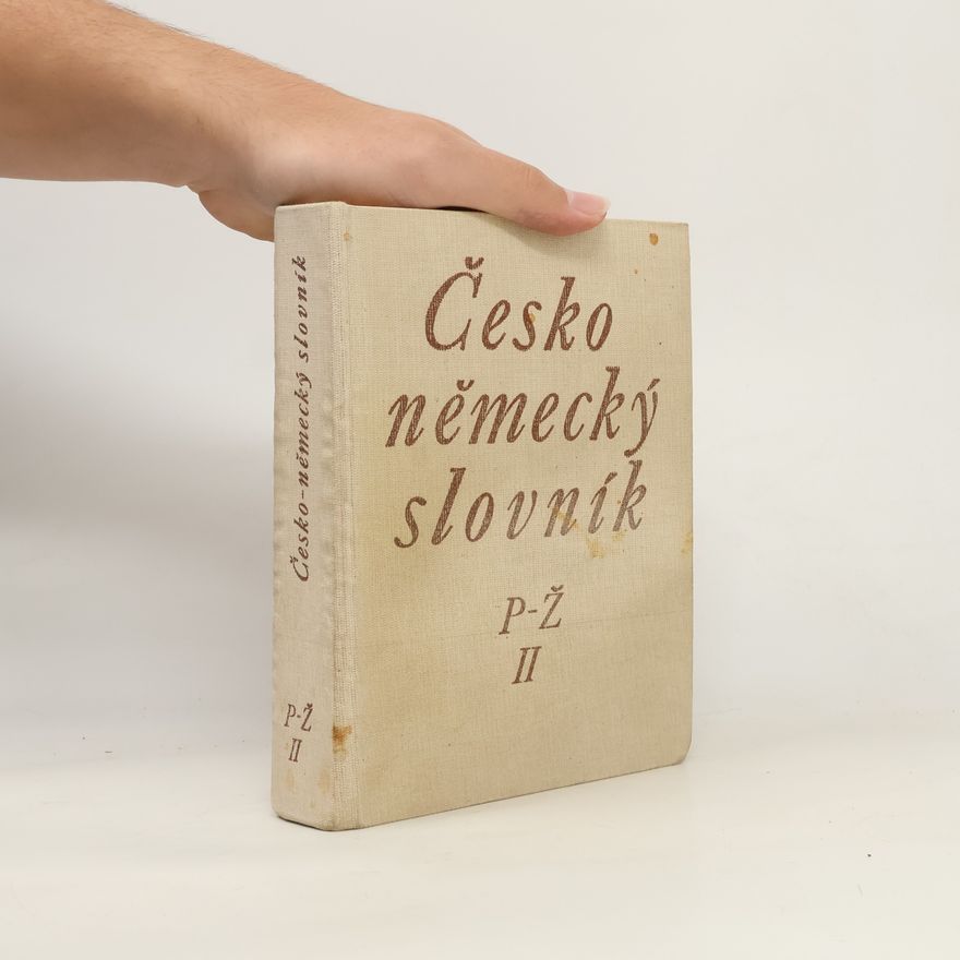 Hugo Siebenschein Česko-německý slovník. P-Ž II