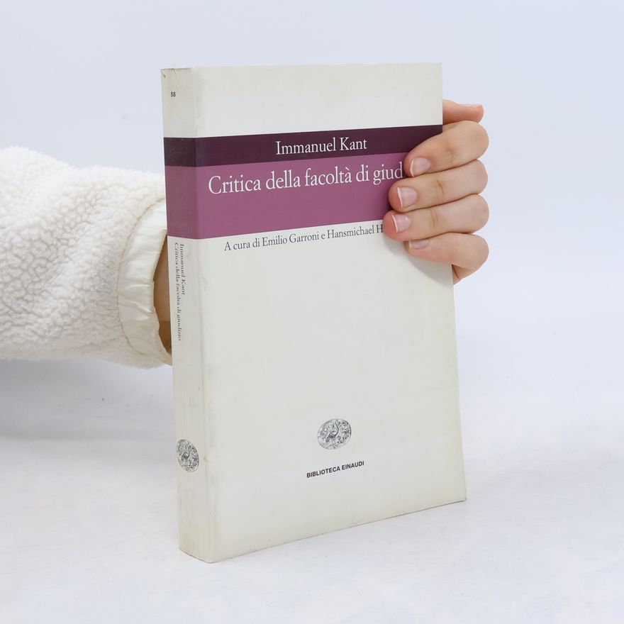 Hansmichael Hohenegger Biblioteca Einaudi - 58: Critica della facoltà giudizio