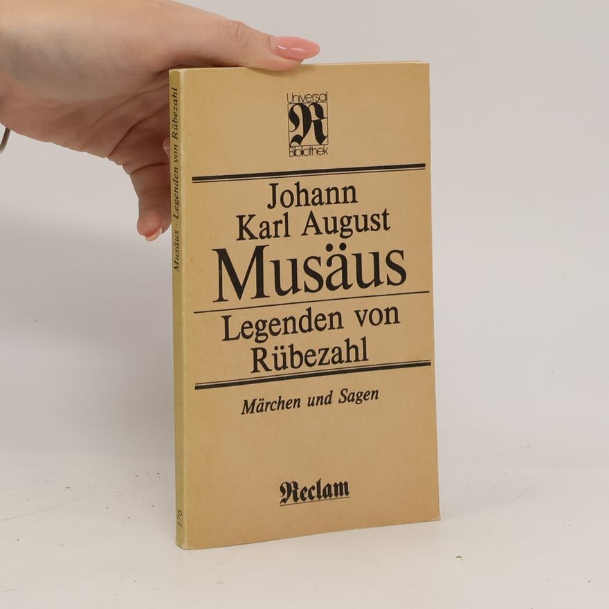 Johann Karl August Musäus Legenden von Rübezahl