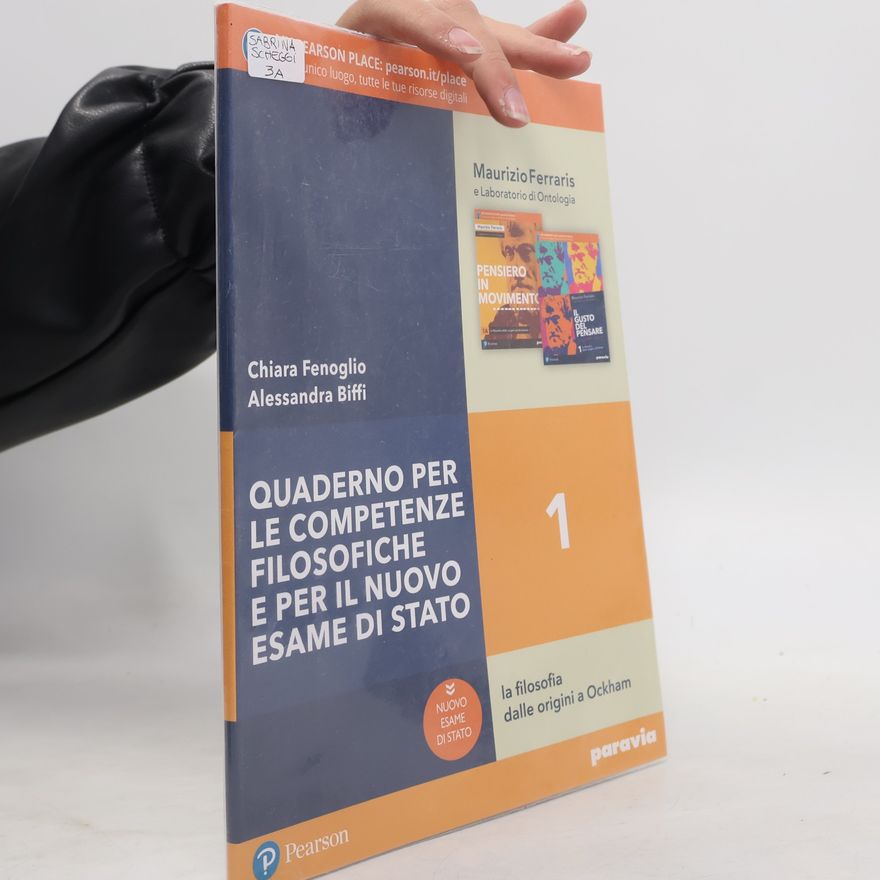 Chiara Fenoglio Quaderno per le competenze filosofiche e per il nuovo esame di stato 1