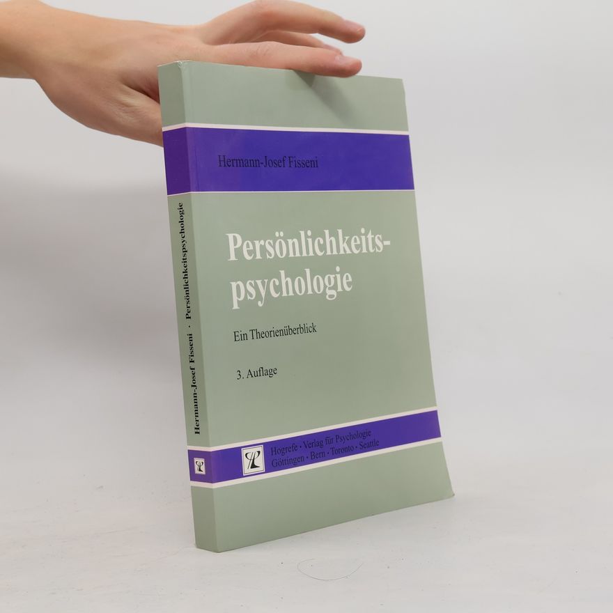 Hermann Josef Fisseni Persönlichkeitspsychologie