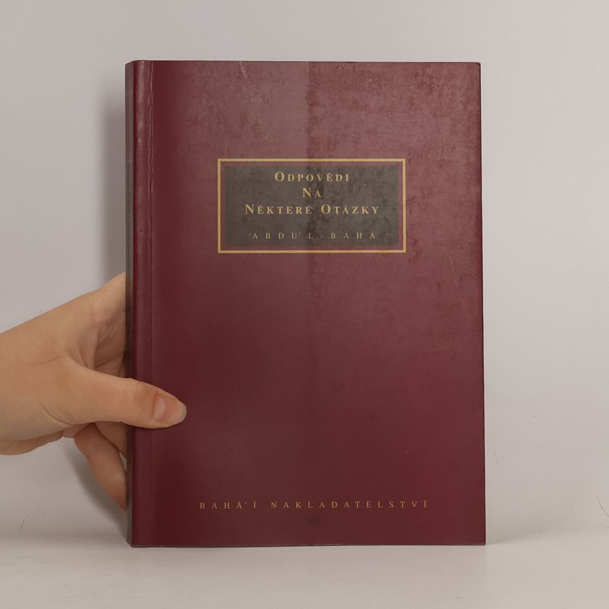 Abdu'l-Bahá Odpovědi na některé otázky