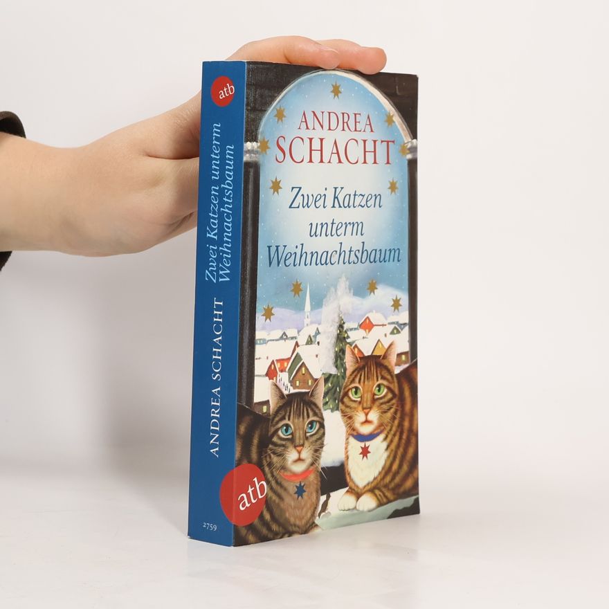 Andrea Schacht Zwei Katzen unterm Weihnachtsbaum