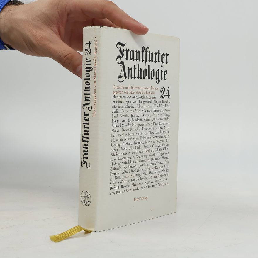 Marcel Reich-Ranicki Frankfurter Anthologie