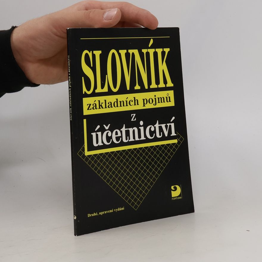 Jarmila Čuhlová Slovník základních pojmů z účetnictví