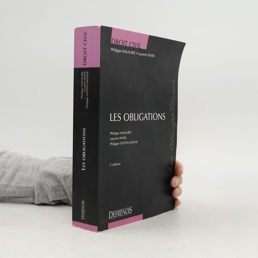 Philippe Stoffel-Munck Les obligations