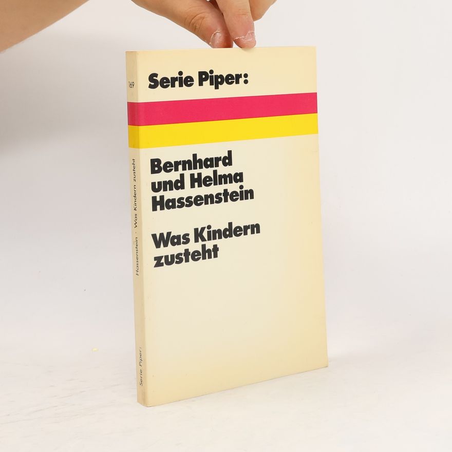 Bernhard Hassenstein Was Kindern zusteht