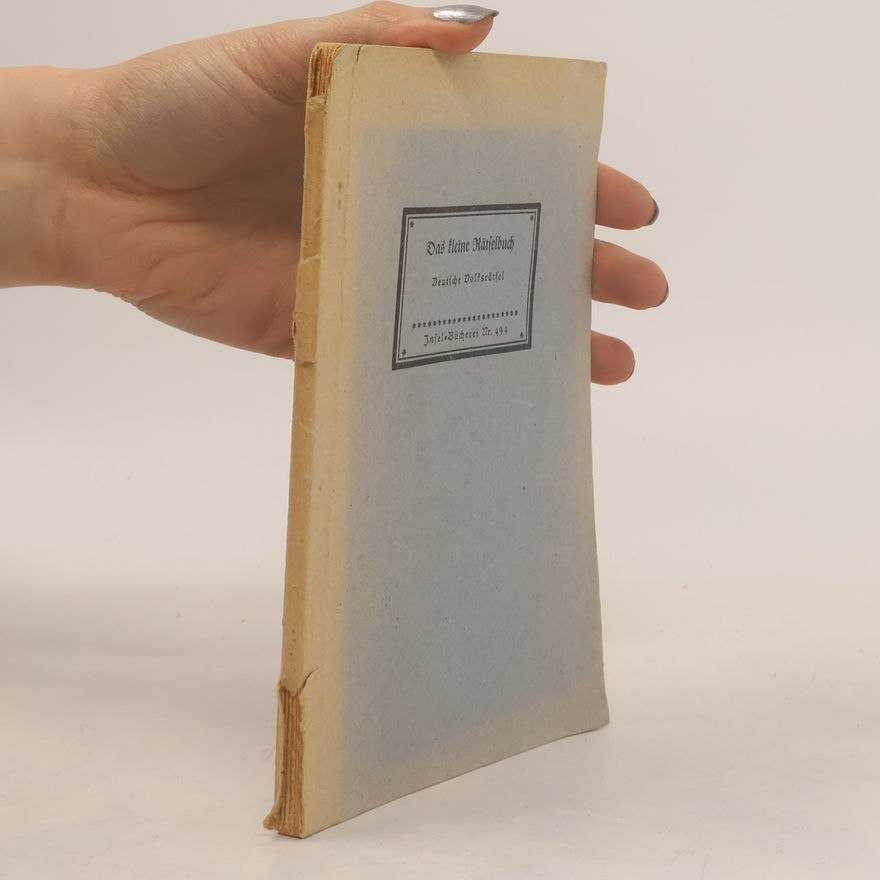 Various authors Das kleine Rätselbuch Deutsche Volksrätsel