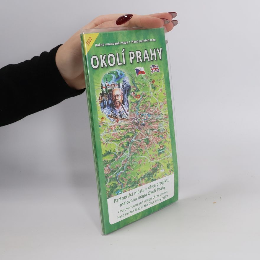 Miroslav Kapsdorfer Ručně malovaná mapa Okolí Prahy = Hand painted map Okolí Prahy