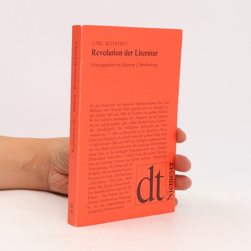 Johannes J. Braakenburg Deutsche Texte - 23: Revolution der Literatur