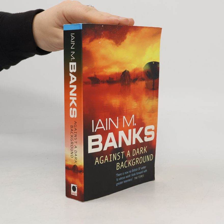 Iain M. Banks Against a dark background