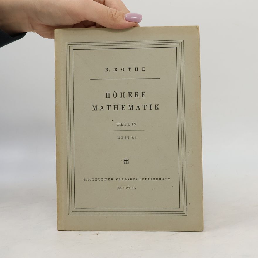 R. Rothe Höhere Mathematik