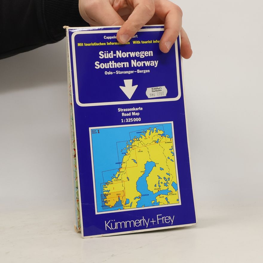 Autorenkollektiv Kümmerly & Frey Karte Süd-Norwegen. Norvège du Sud / Southern Norway / Soer-Norge