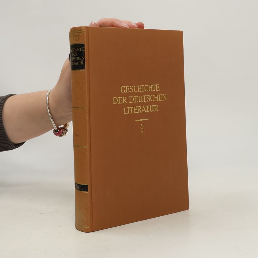 Helmut de Boor Geschichte der deutschen Literatur 1 (770-1170) Helmut de Boor