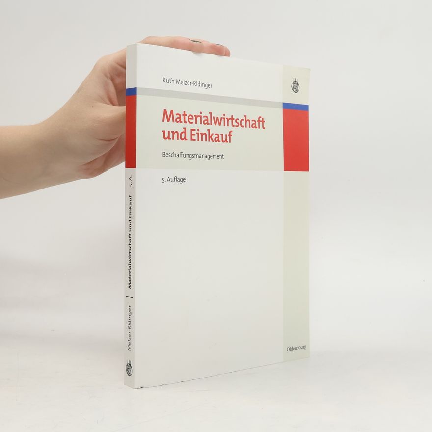 Ruth Melzer-Ridinger Materialwirtschaft und Einkauf