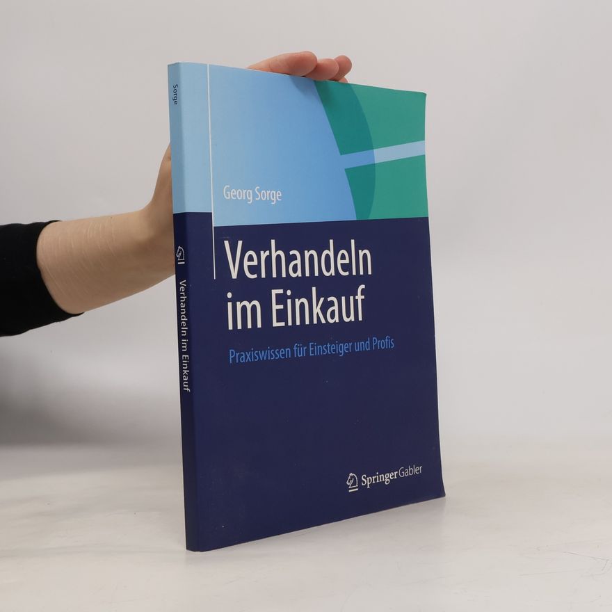 Georg Sorge Verhandeln im Einkauf