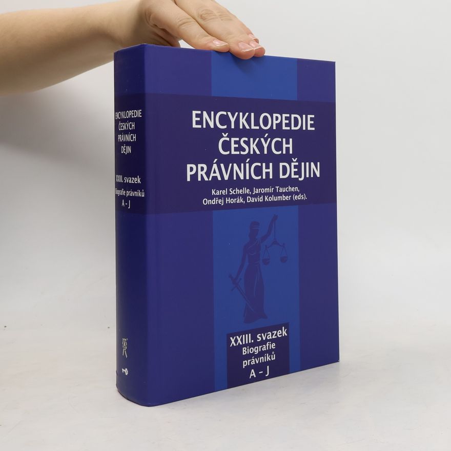 Ondřej Horák Encyklopedie českých právních dějin XXIII