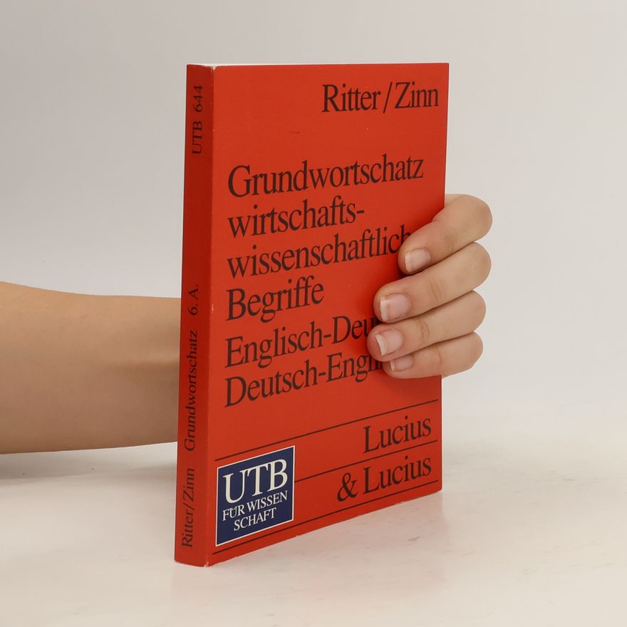 Ulrich Peter Ritter Grundwortschatz wirtschaftswissenschaftlicher Begriffe
