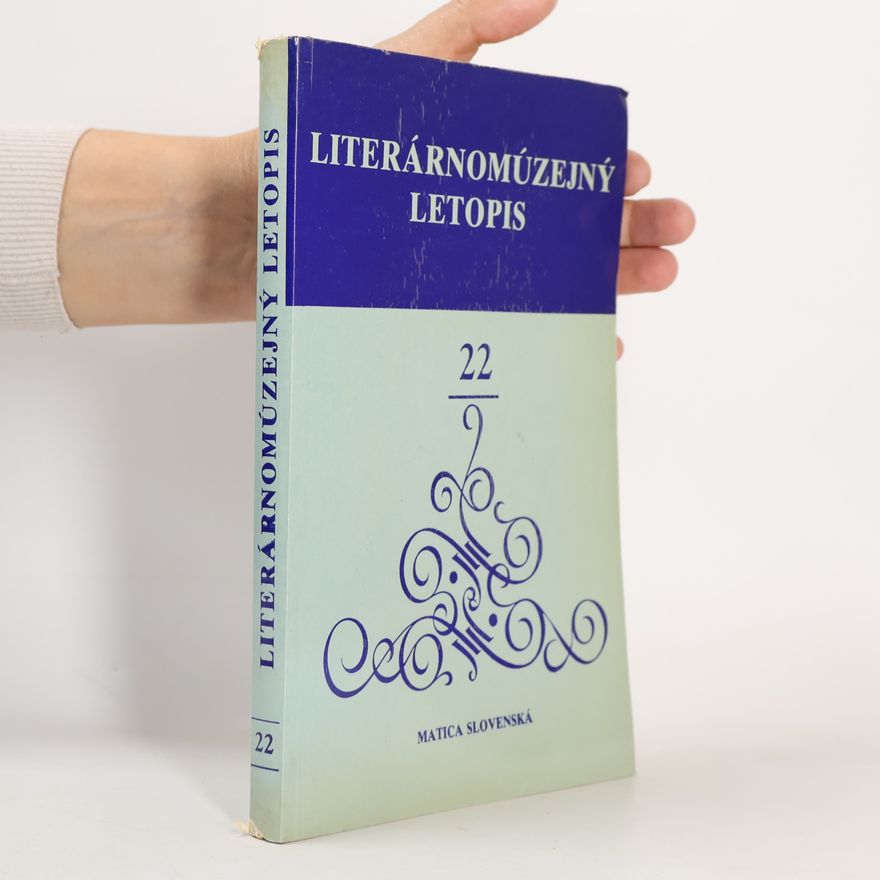 Pavol Menich Literárnomúzejný letopis 22