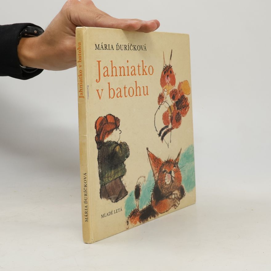 Mária Ďuríčková Jahniatko v batohu