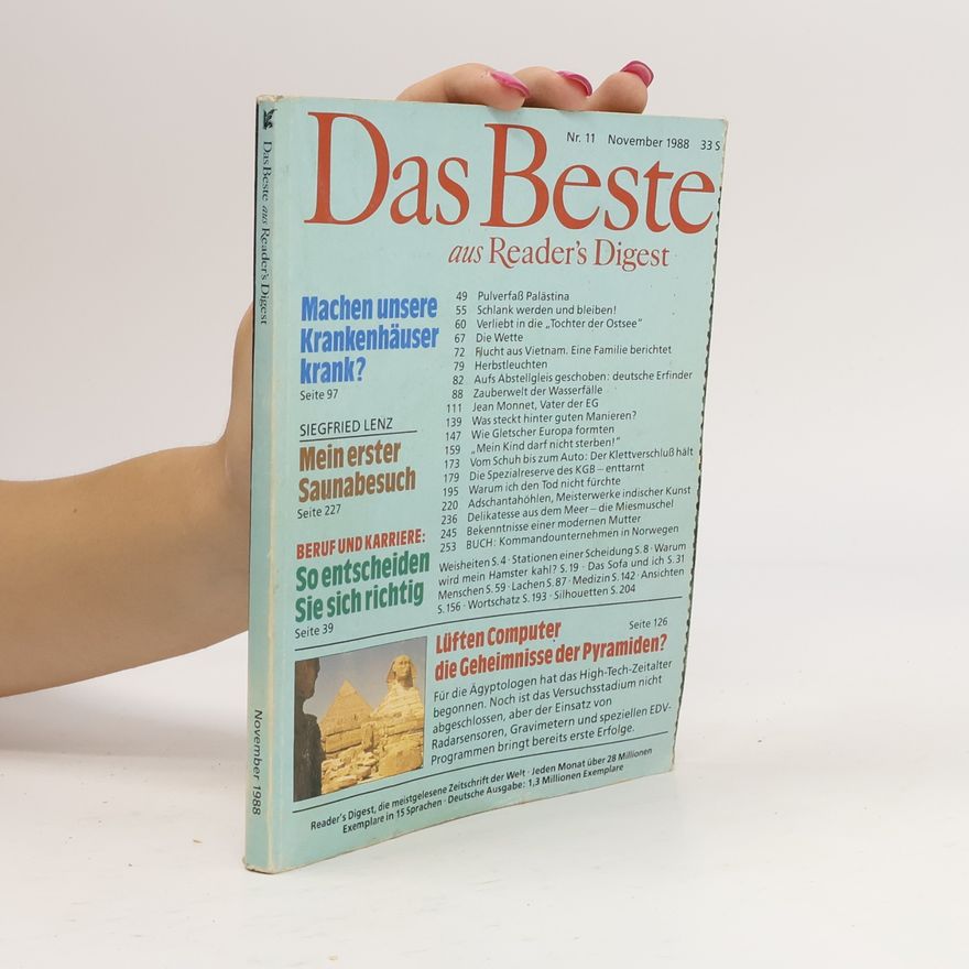 Siegfried Lenz Das Beste aus Reader's Digest 11/1988