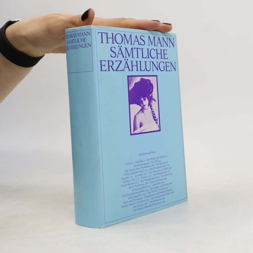 Thomas Mann Sämtliche Erzählungen