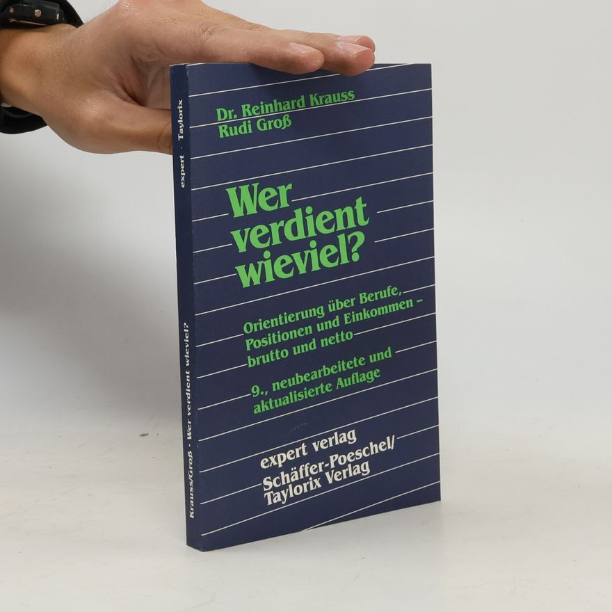 Dr. Reinhard Krauss Expert: Wer verdient wieviel?