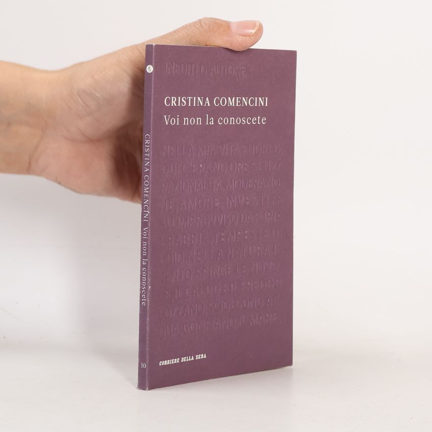 Cristina Comencini Voi non la conoscete