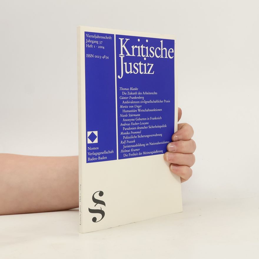 Autorenkollektiv Kritische Justiz. Jahrgang 37, Heft 1