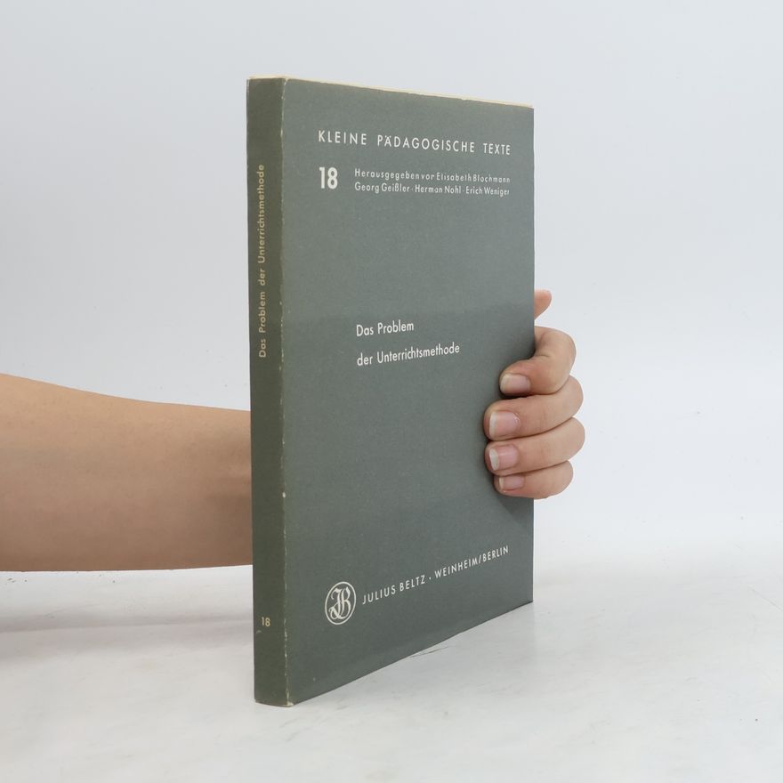 Kolektiv autorů Das Problem der Unterrichtsmethode