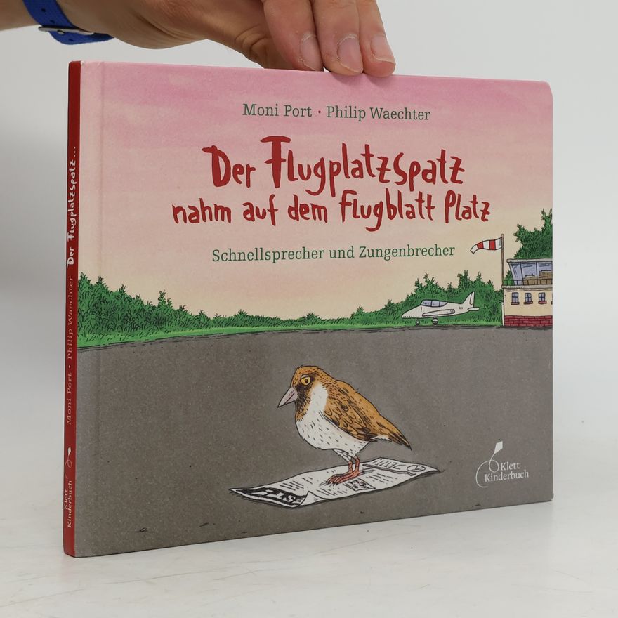 Moni Port Der Flugplatzspatz nahm auf dem Flugblatt Platz