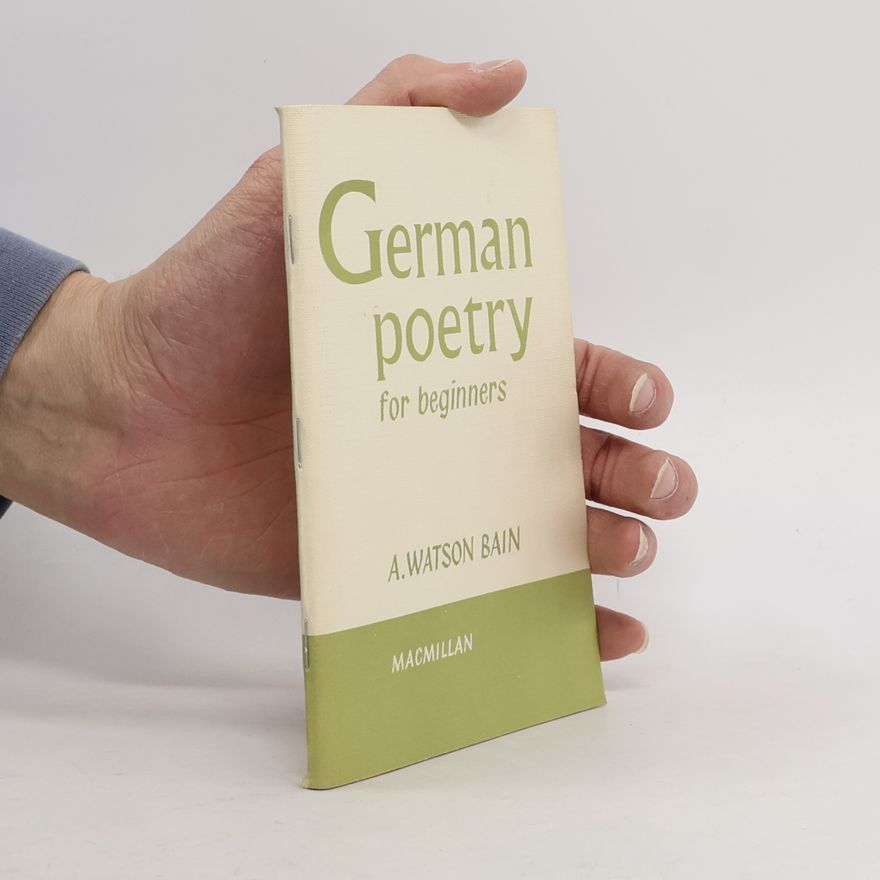 A. Watson Bain German poetry